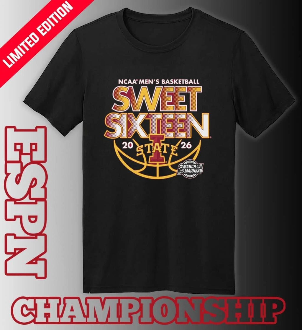 Official Sweet Sixteen 2026 Iowa State Men’s Basketball Shirt