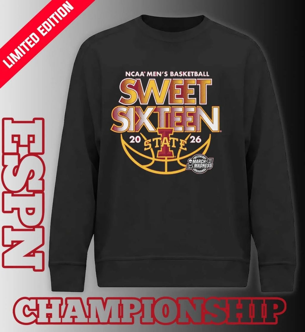 Official Sweet Sixteen 2026 Iowa State Men’s Basketball Shirt