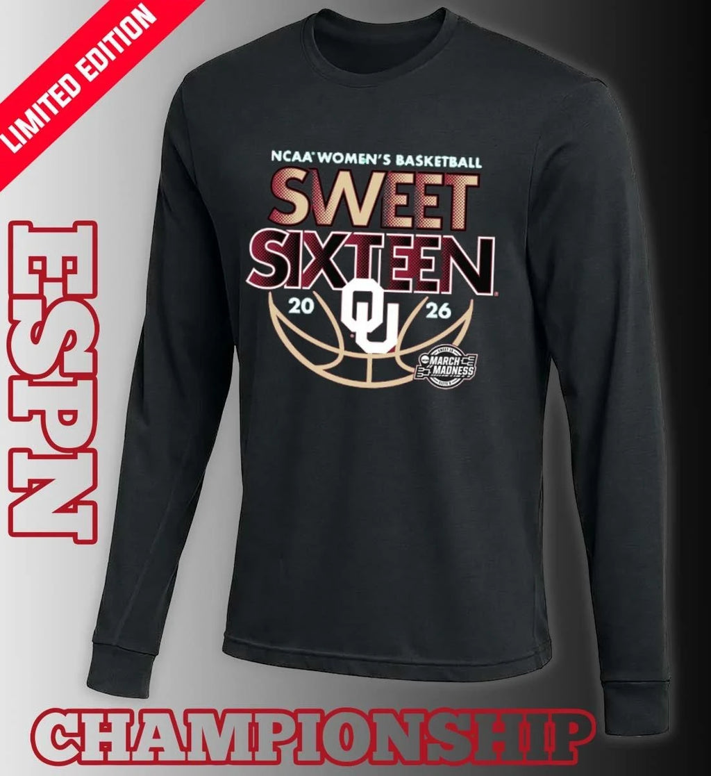 Official Sweet Sixteen 2026 Oklahoma Women’s Basketball Shirt