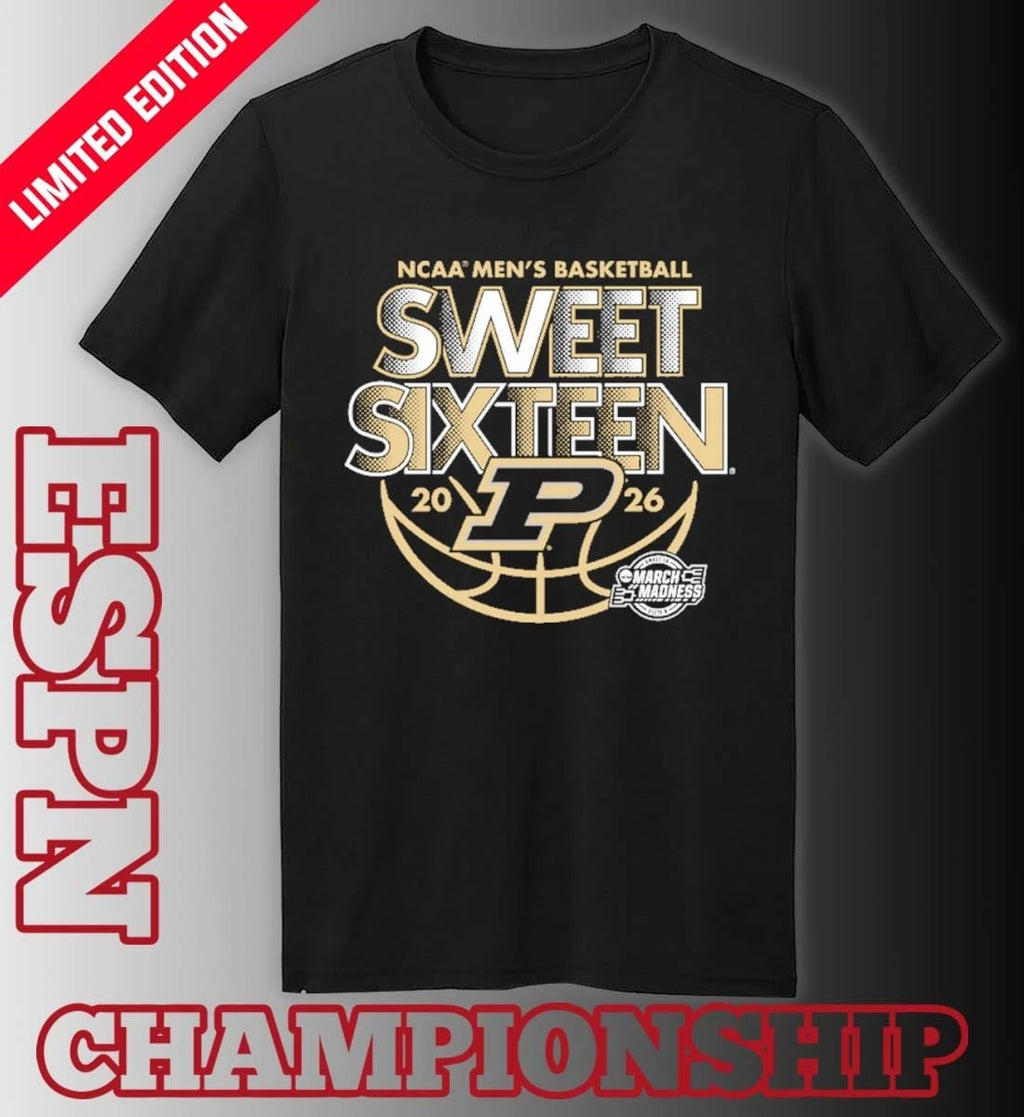 Official Sweet Sixteen 2026 Purdue Men’s Basketball Shirt