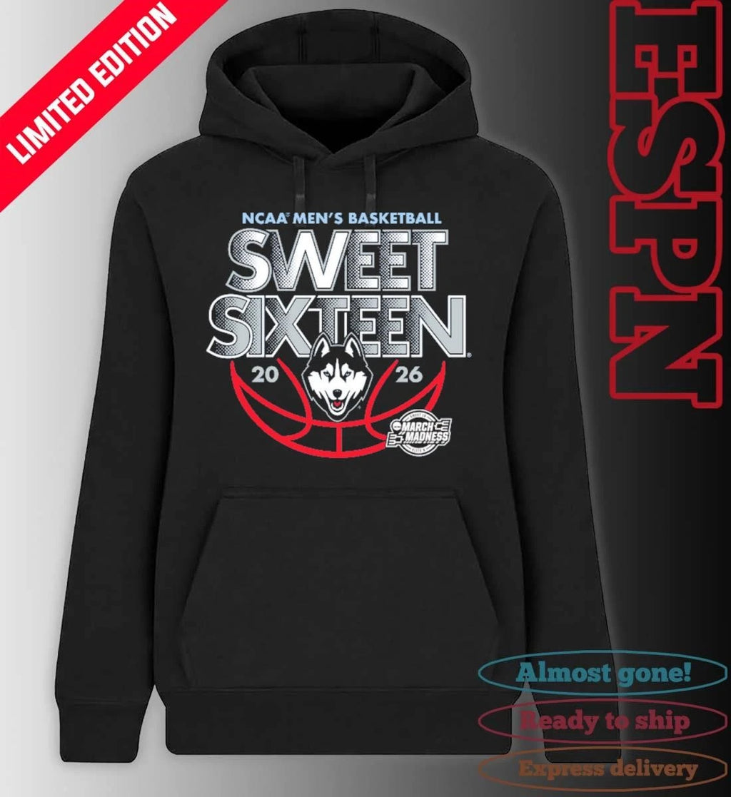 Official Sweet Sixteen 2026 Uconn Men’s Basketball Shirt