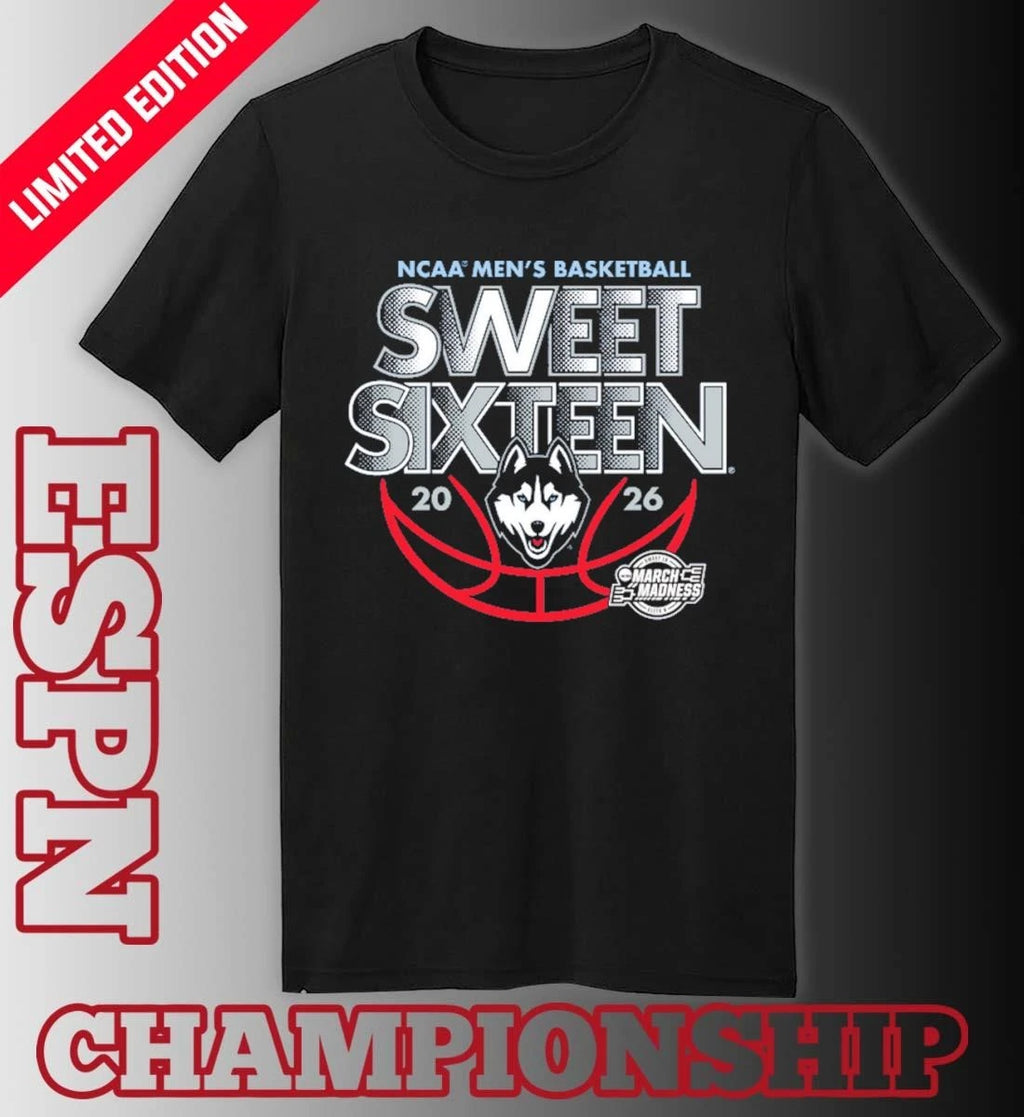 Official Sweet Sixteen 2026 Uconn Men’s Basketball Shirt