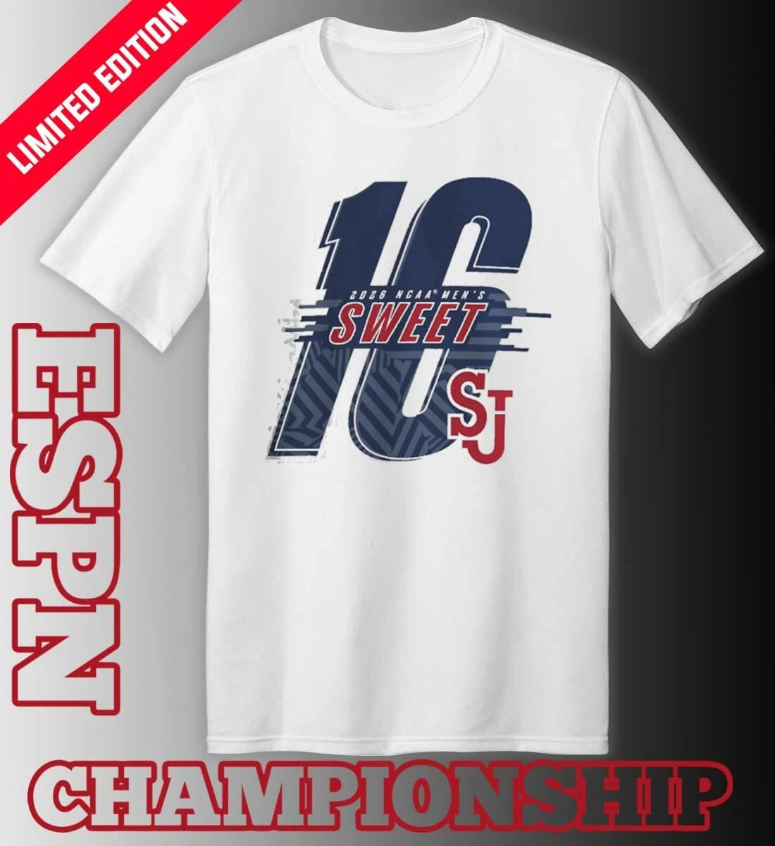 Official Sweet Sixteen St. John’s University Men’s Basketball Shirt