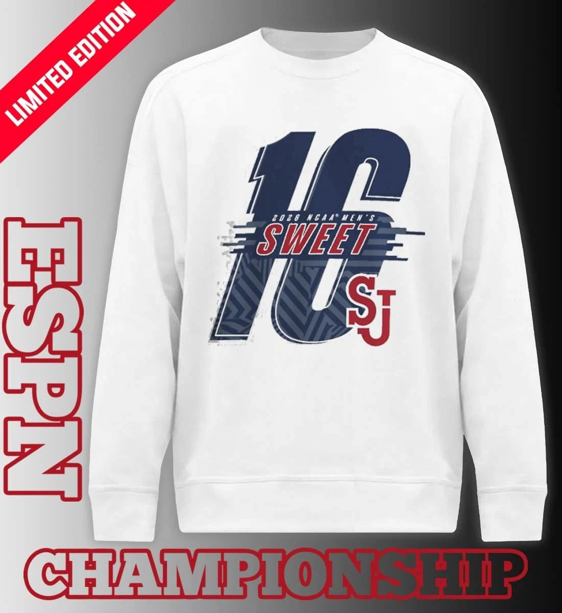 Official Sweet Sixteen St. John’s University Men’s Basketball Shirt
