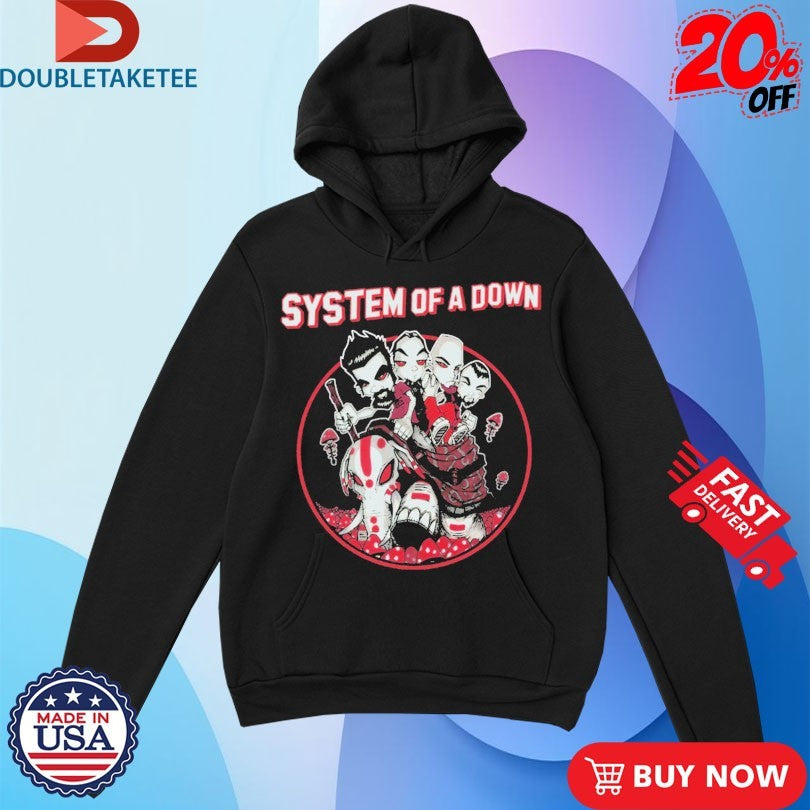 Official System Of A Down Mushroom People Elephant Shirts