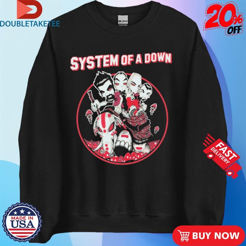 Official System Of A Down Mushroom People Elephant Shirts