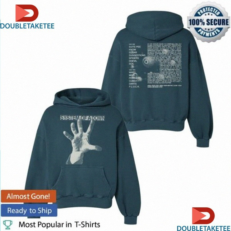 Official System Of A Down Self-Titled Hand Shirts