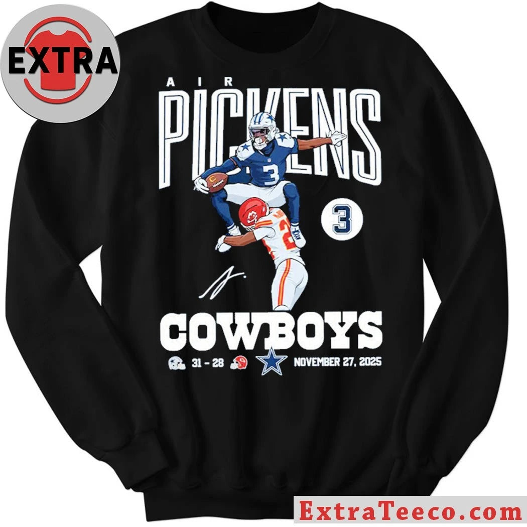 Official T-shirt commemorating a standout moment from the Dallas Cowboys football game 31-28 November 27 2025