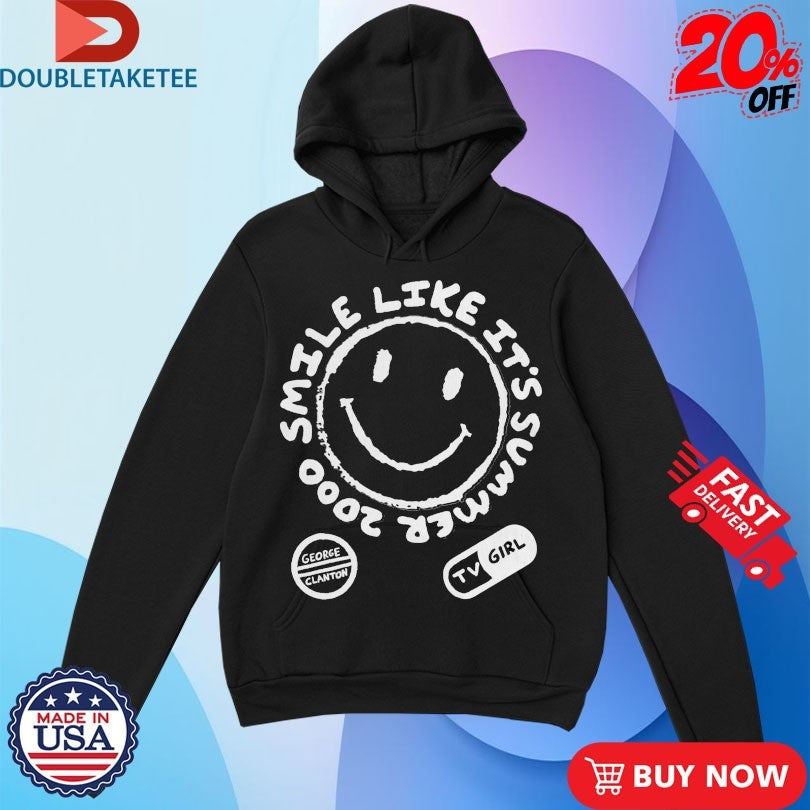 Official TV Girl &amp; George Clanton Smile Like It’s Summer 2000 Medicine Shirts