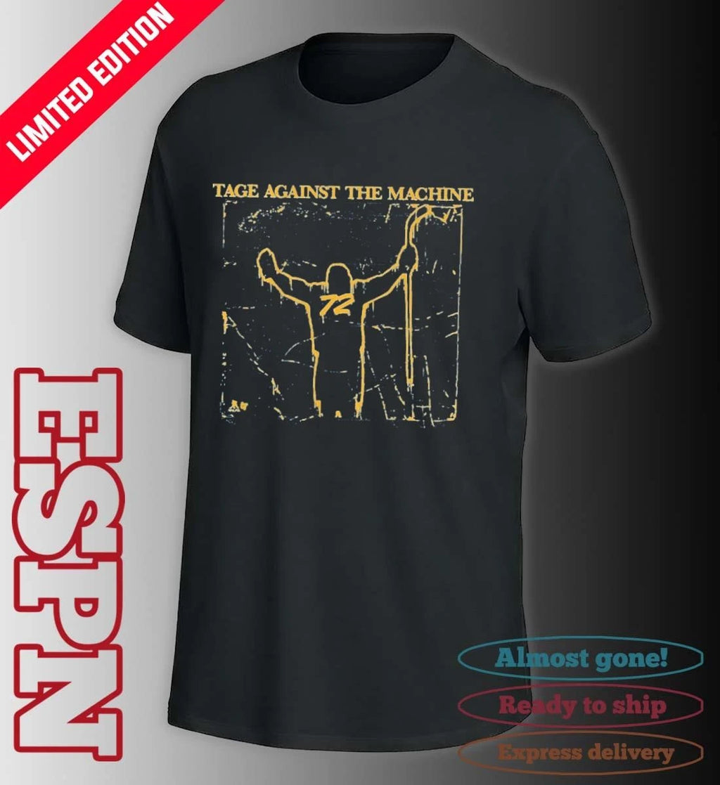 Official Tage Thompson Tage Against the Machine T-Shirt