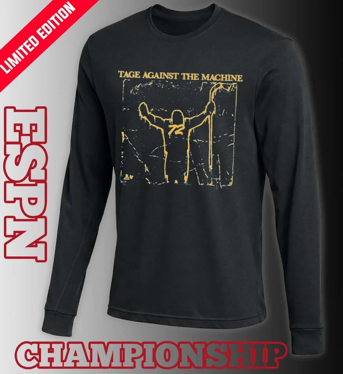Official Tage Thompson Tage Against the Machine T-Shirt