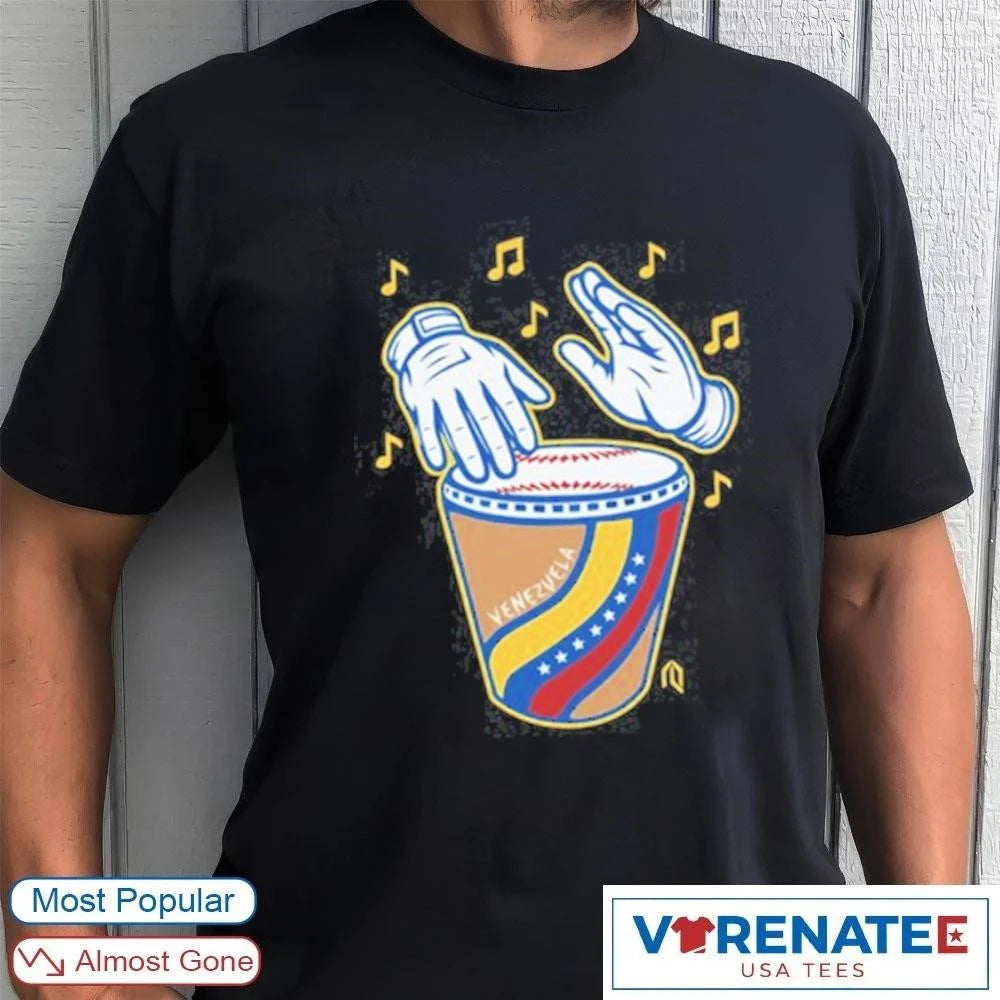 Official Tambor Béisbol Venezuela World Baseball Classic 2026 T-Shirt