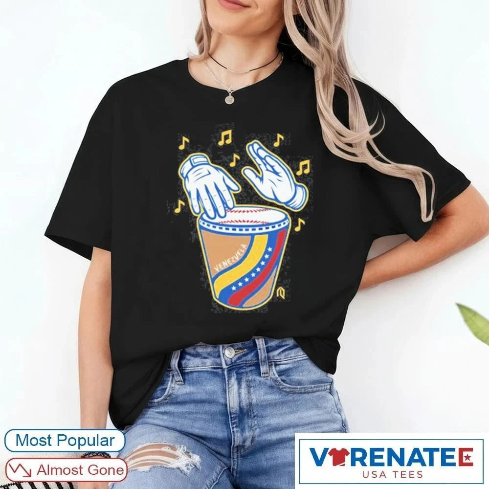 Official Tambor Béisbol Venezuela World Baseball Classic 2026 T-Shirt