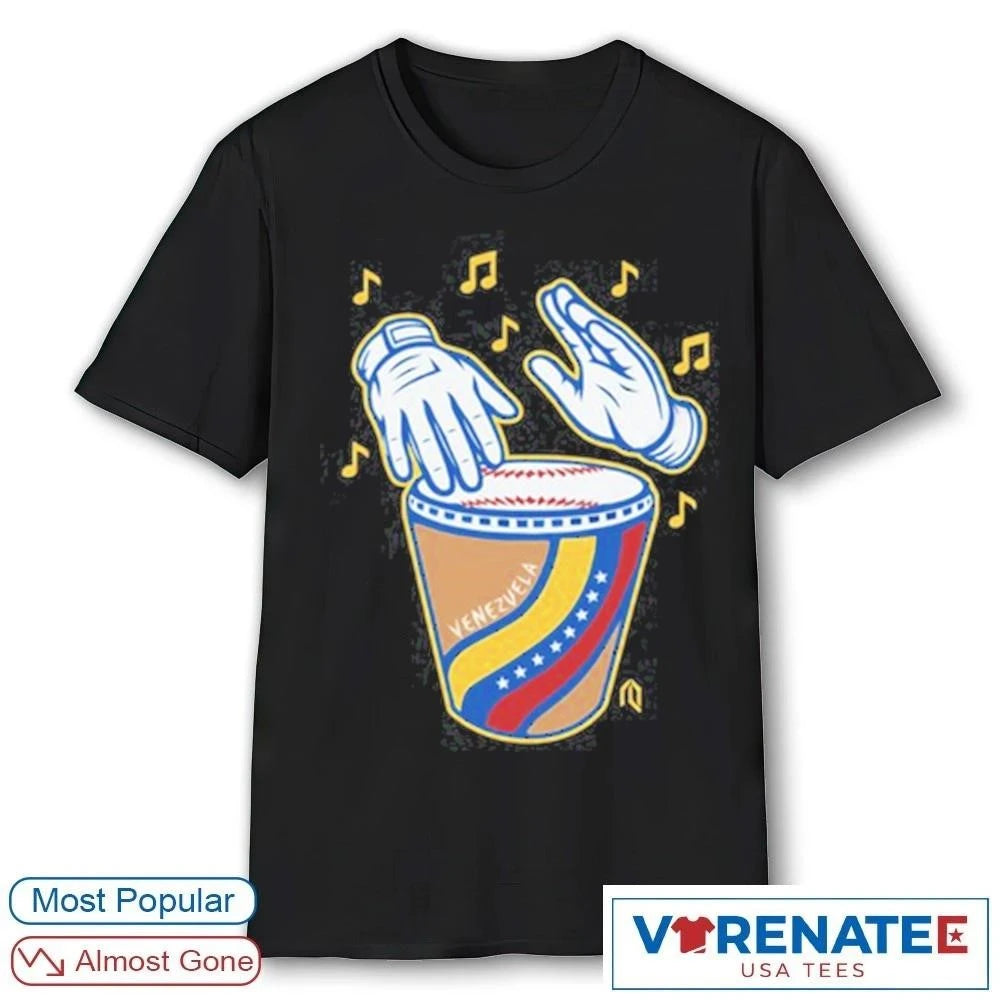 Official Tambor Béisbol Venezuela World Baseball Classic 2026 T-Shirt