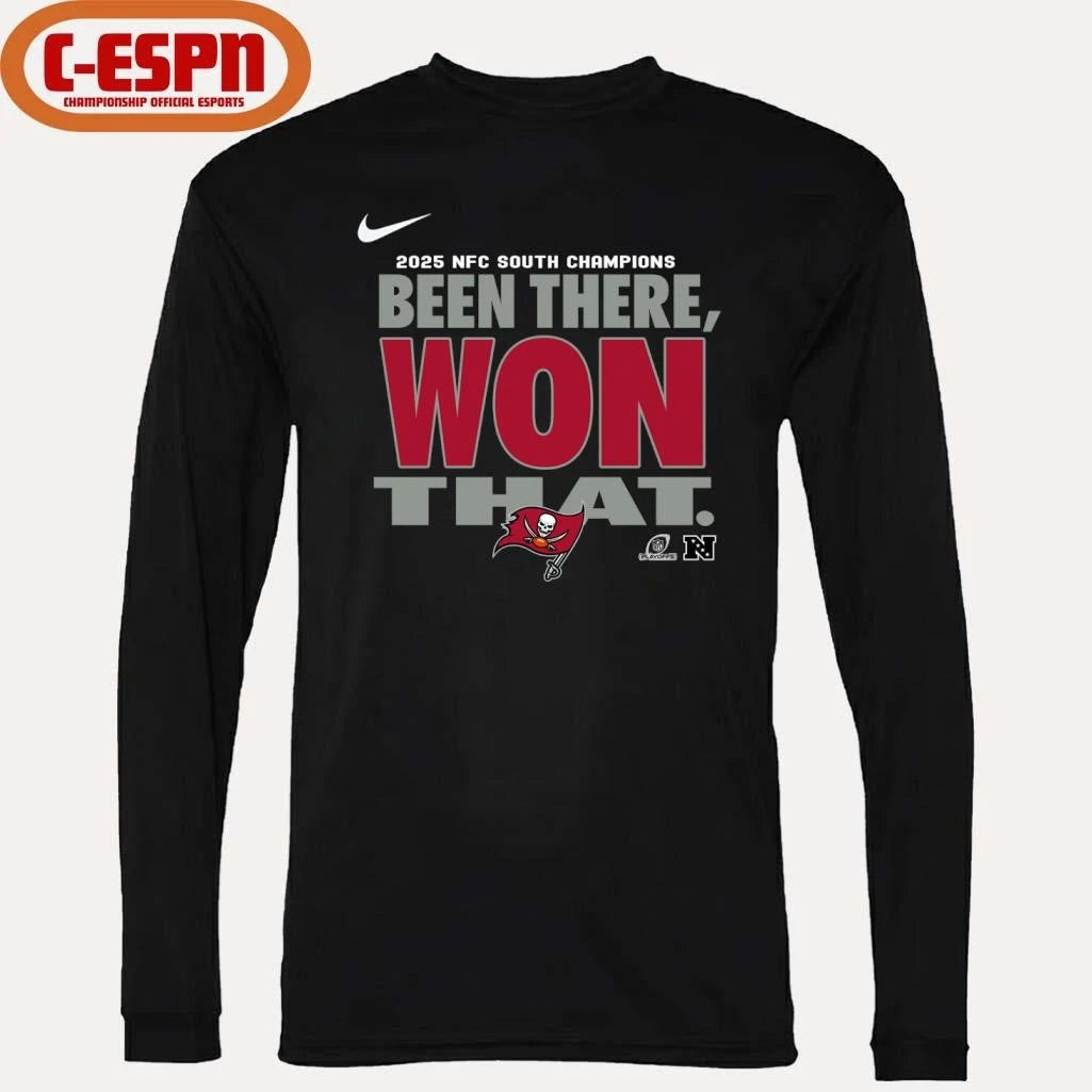 Official Tampa Bay Buccaneers Been There Won That T-Shirt