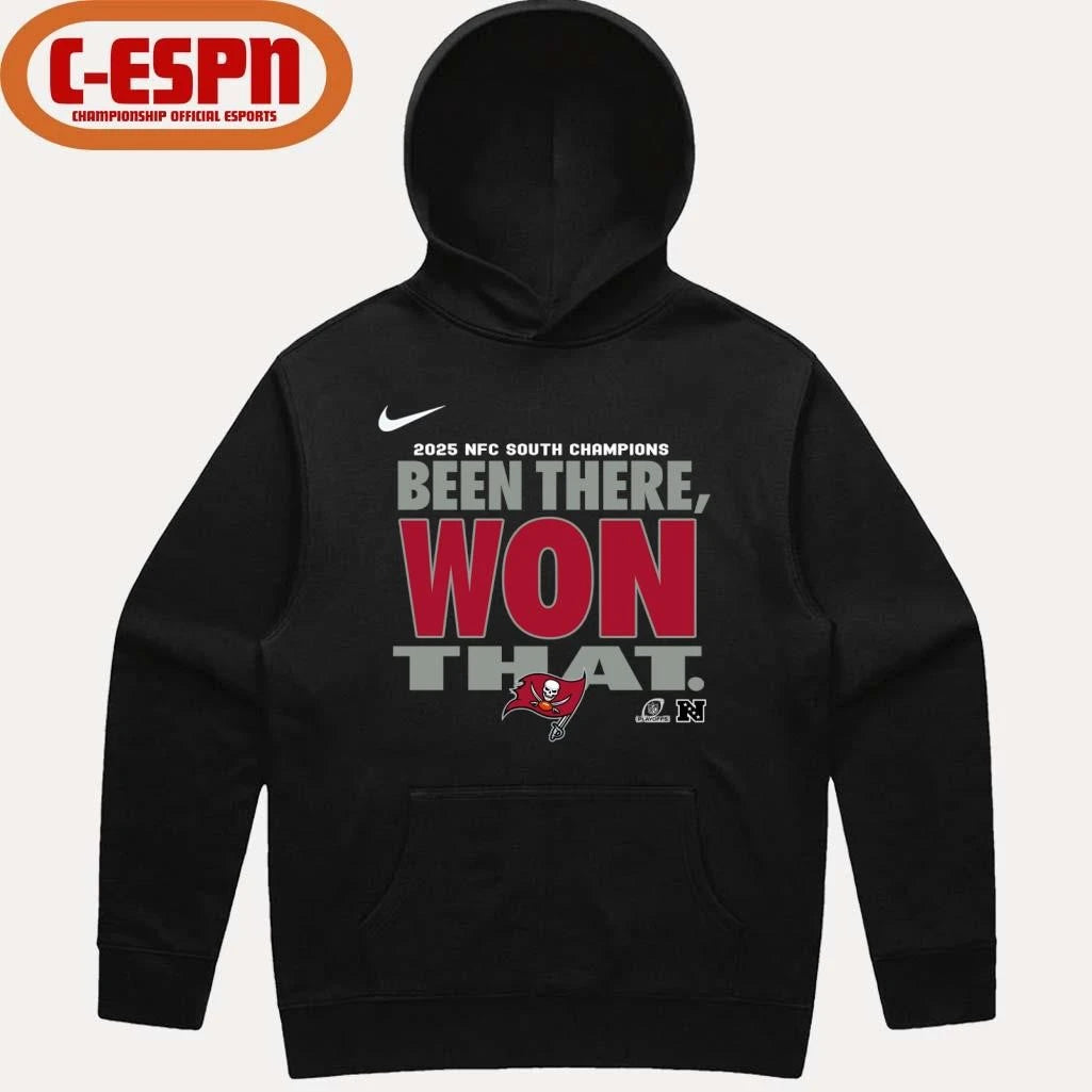 Official Tampa Bay Buccaneers NFC South Division Champions Locker Room T-Shirt