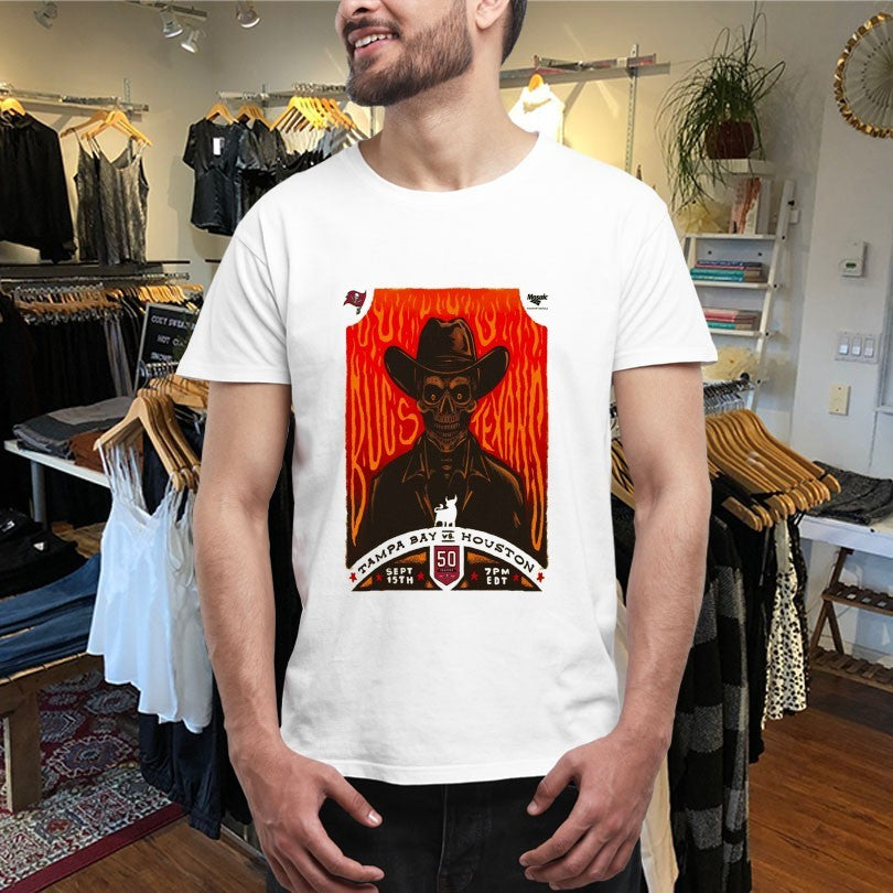 Official Tampa Bay Buccaneers vs. Houston Texans Sept 15, 2025 NRG Stadium, Houston, TX Shirts