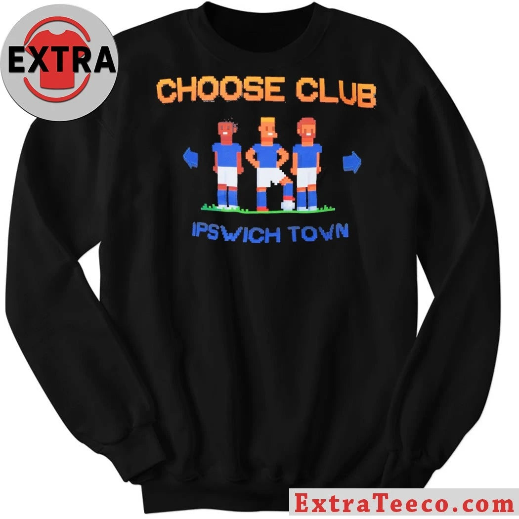 Official Team Choose Club Ipswich Town T-Shirt