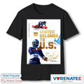 Official Team USA Winter Belongs To US Noah Elliott Para Snowboarding Signature Poster T-Shirt