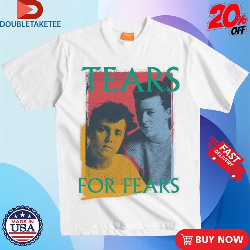 Official Tears For Fears Retro Photo Shirts