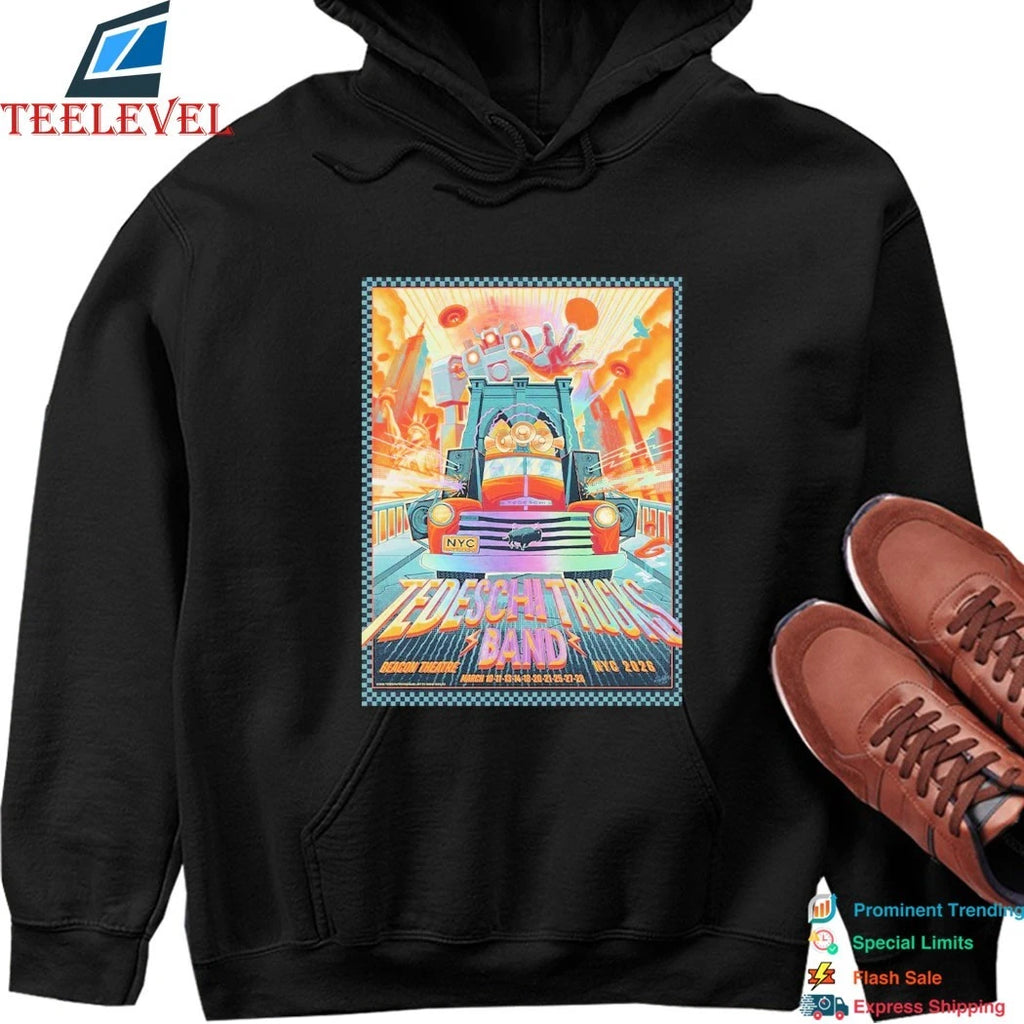 Official Tedeschi Trucks Band New York 2026 Tour At Beacon Theatre On March Shirts
