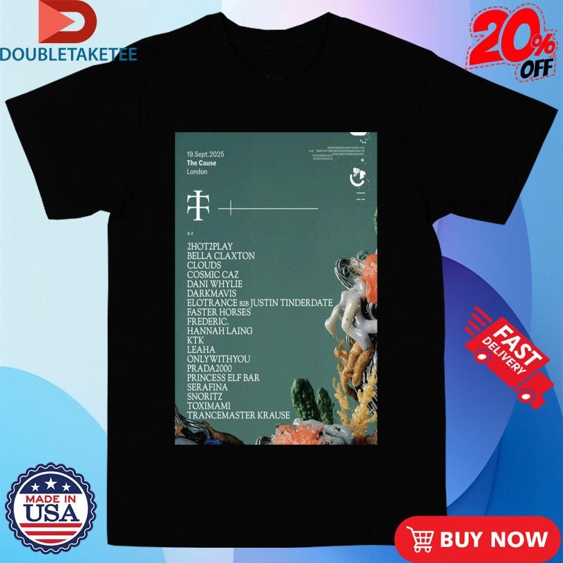 Official Teletech September 19 2025 The Cause London T-Shirts