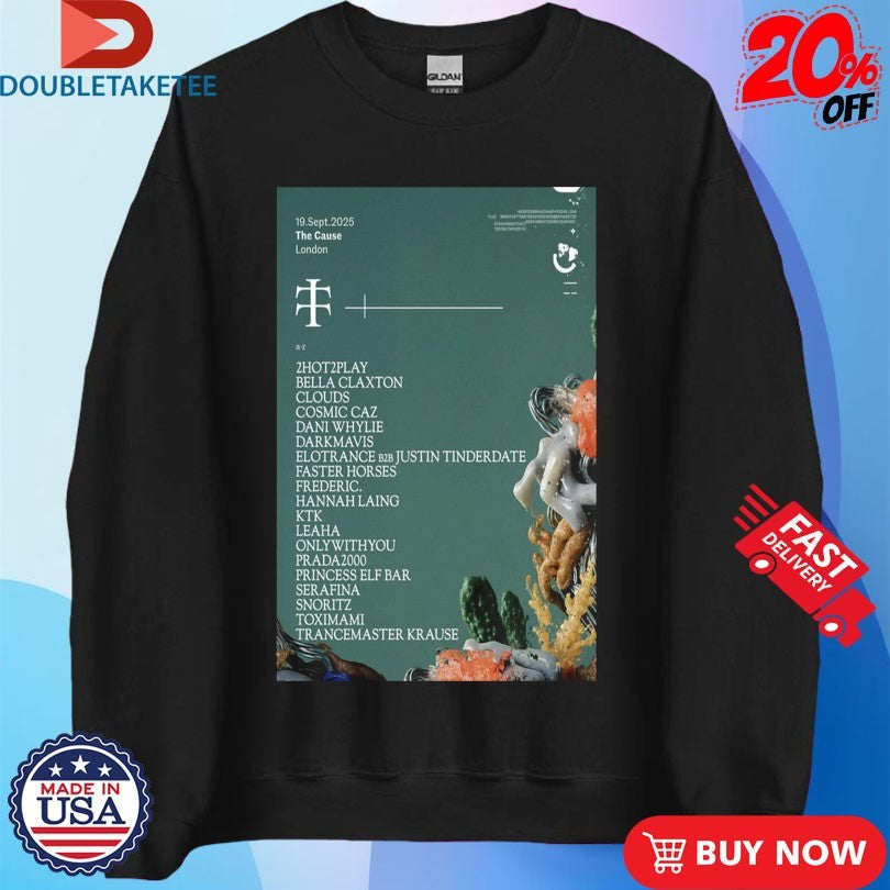 Official Teletech September 19 2025 The Cause London T-Shirts