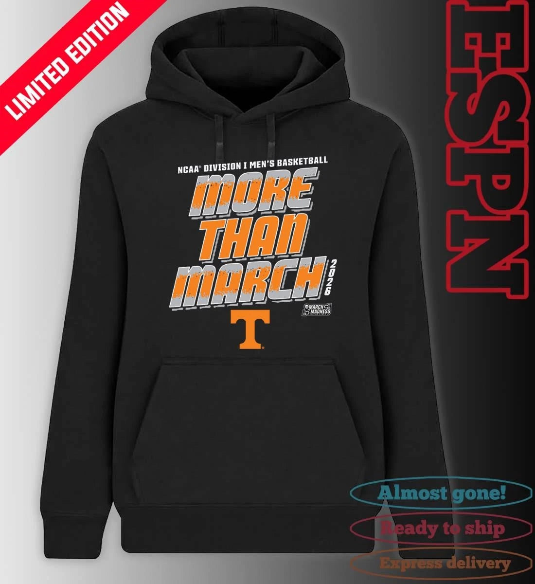 Official Tennessee Men’s Basketball More Than March 2026 Shirt