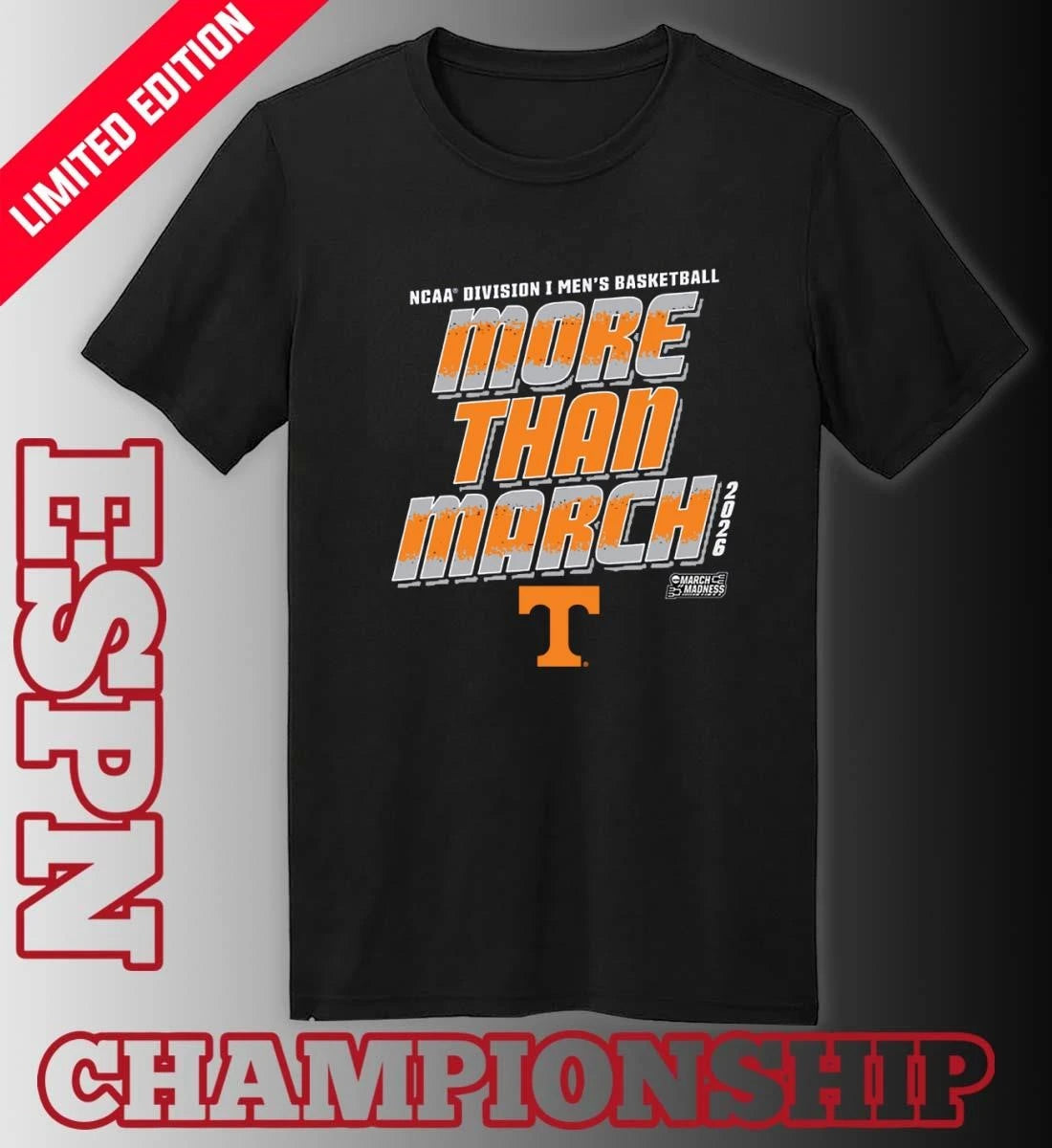 Official Tennessee Men’s Basketball More Than March 2026 Shirt