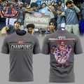 Official Tennessee State Tigers OVC Basketball Tournament Champion 2026 Logo Two Sided Hoodie T-Shirt