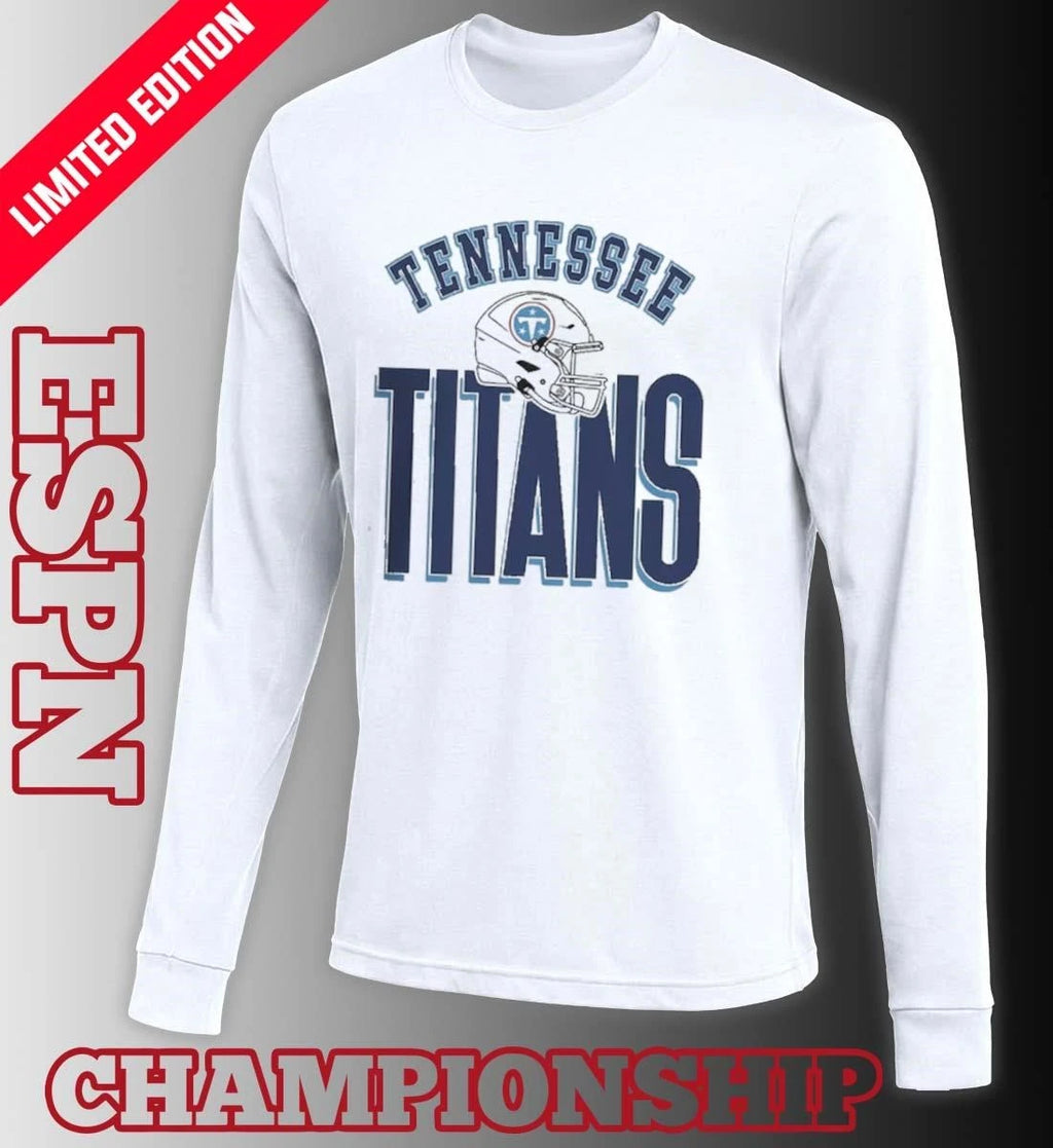 Official Tennessee Titans Helmet Fierce Focus T-Shirt