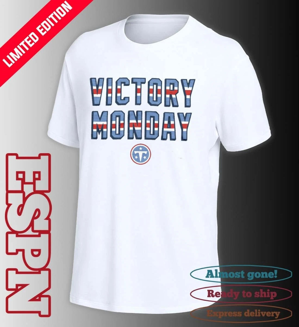 Official Tennessee Titans New Logo Victory Monday Shirt