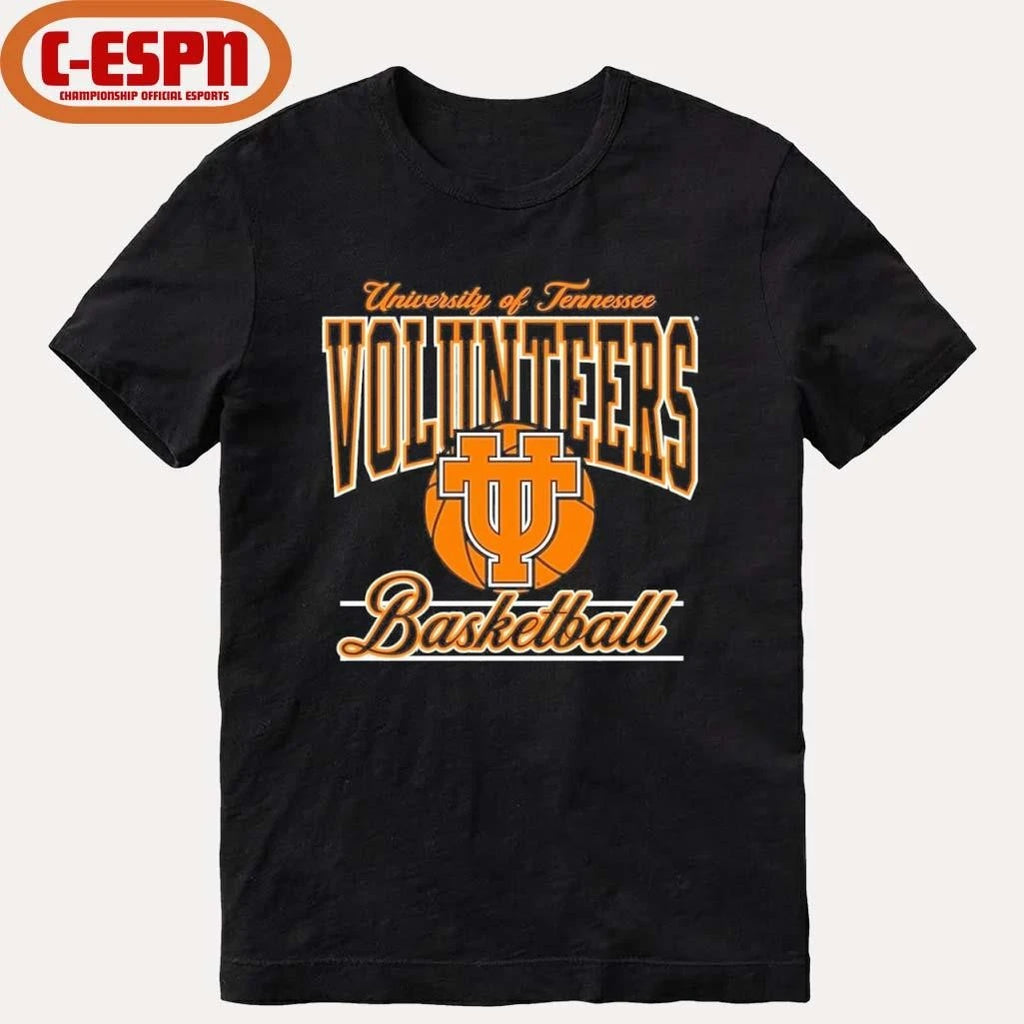 Official Tennessee Vols Basketball Stack with Script Shirt