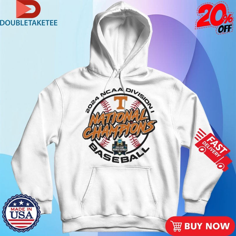 Official Tennessee Volunteers 2024 NCAA Division National College World Series Champions Baseball Shirts