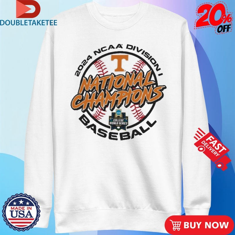 Official Tennessee Volunteers 2024 NCAA Division National College World Series Champions Baseball Shirts