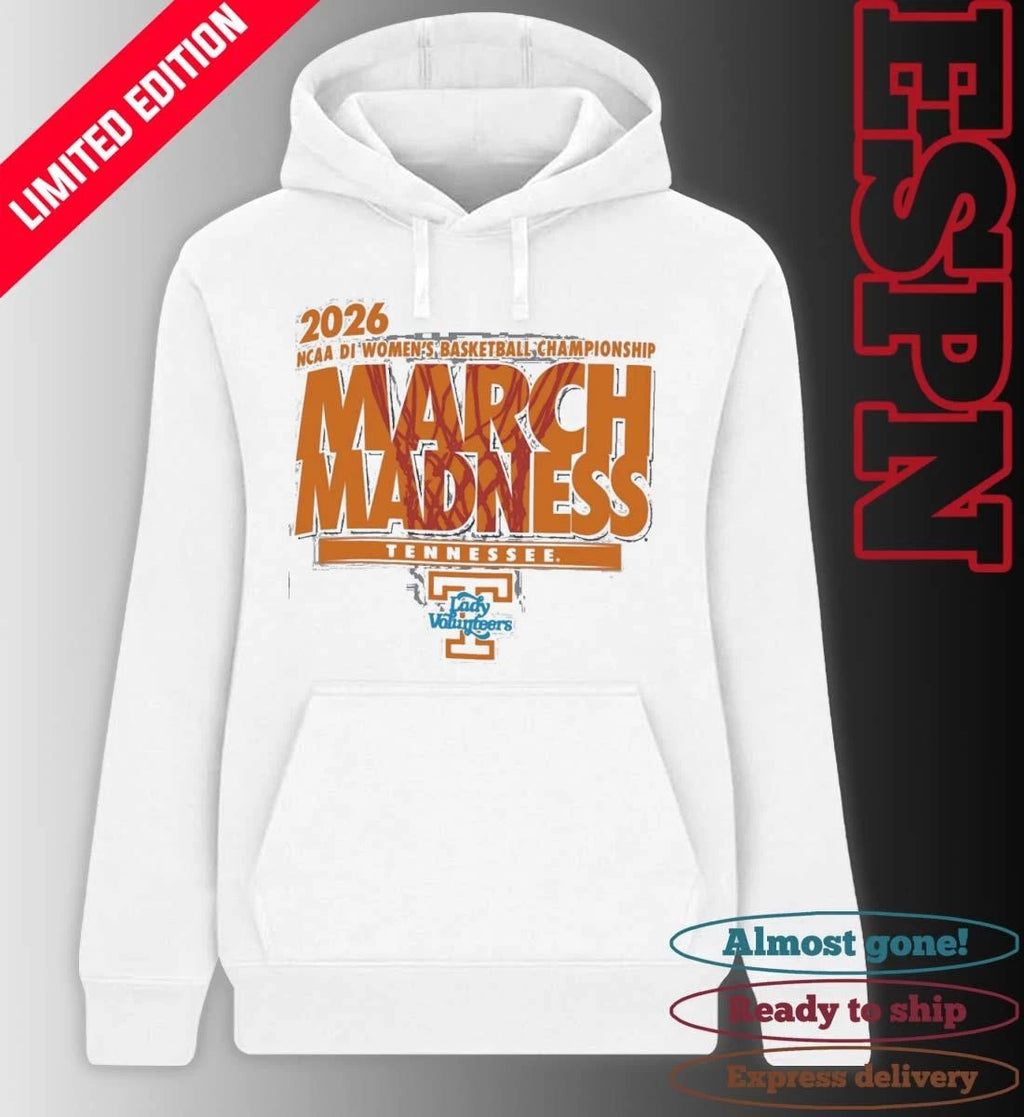 Official Tennessee Women’s Basketball Single Team 2026 NCAA March Madness Shirt