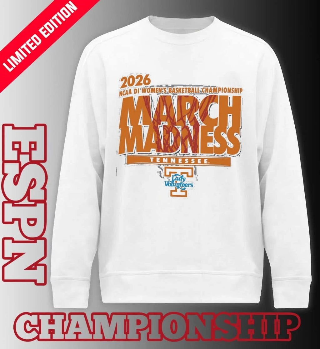 Official Tennessee Women’s Basketball Single Team 2026 NCAA March Madness Shirt