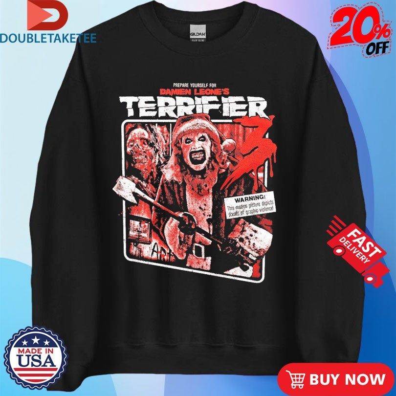 Official Terrifier 3 Unrated Terror Axe Christmas Shirts