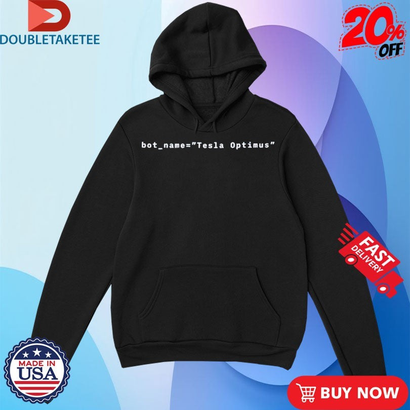Official Tesla Optimus Bot Name Code Shirts