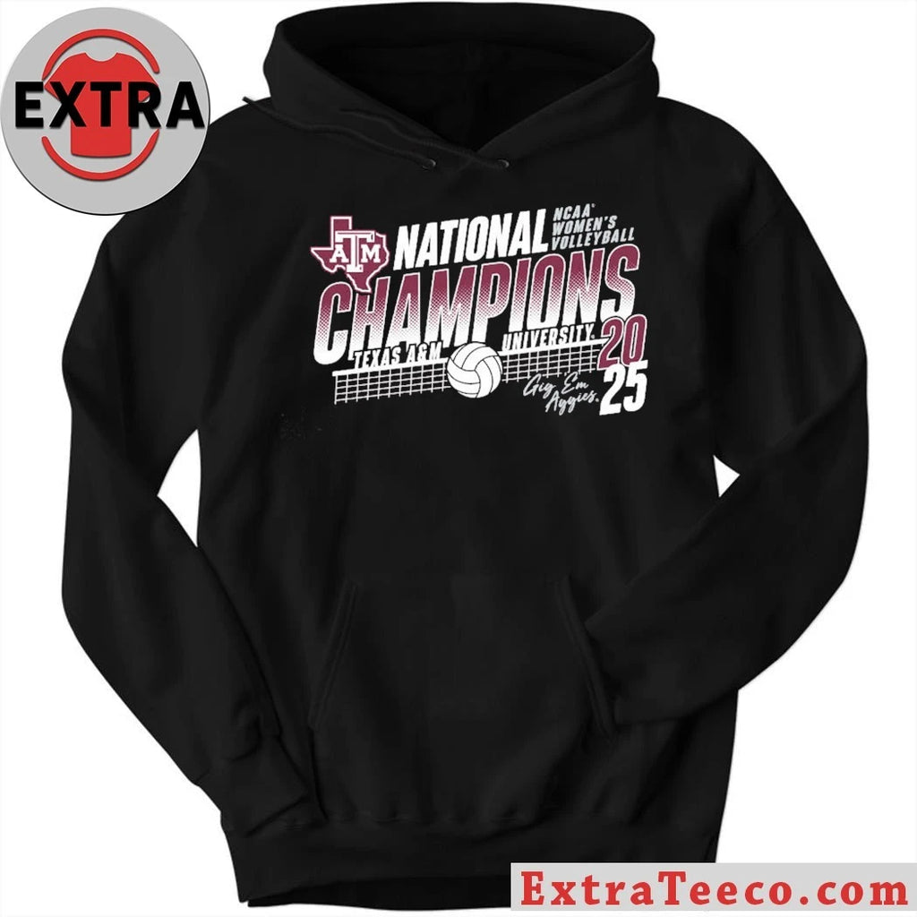 Official Texas A&amp;M Aggies 2025 NCAA Division I Women’s Volleyball Championship T-Shirt