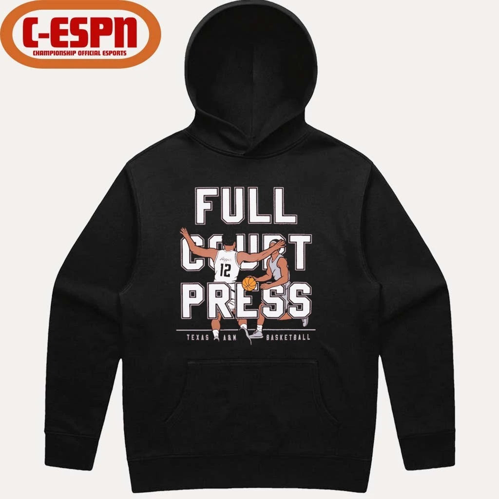 Official Texas A&amp;M Aggies Basketball Full Court Press T-Shirt