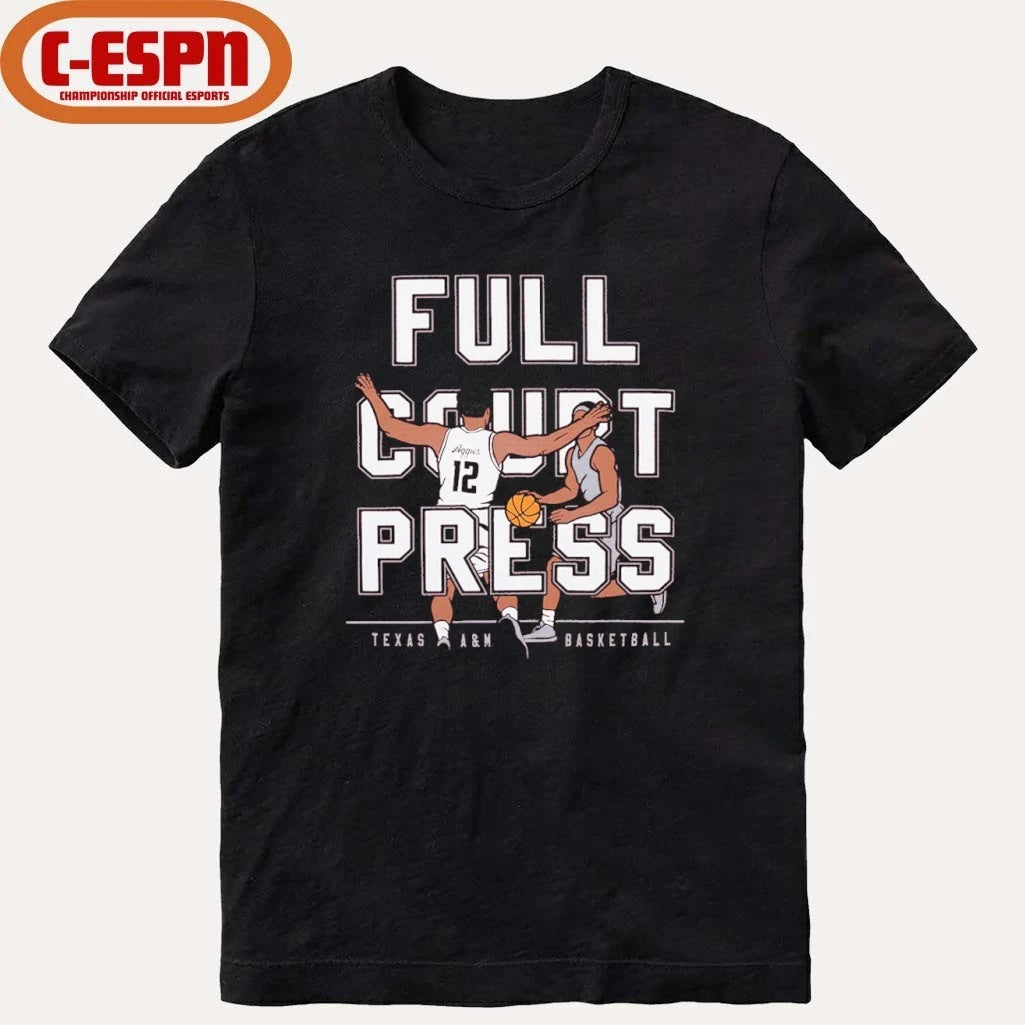 Official Texas A&amp;M Aggies Basketball Full Court Press T-Shirt