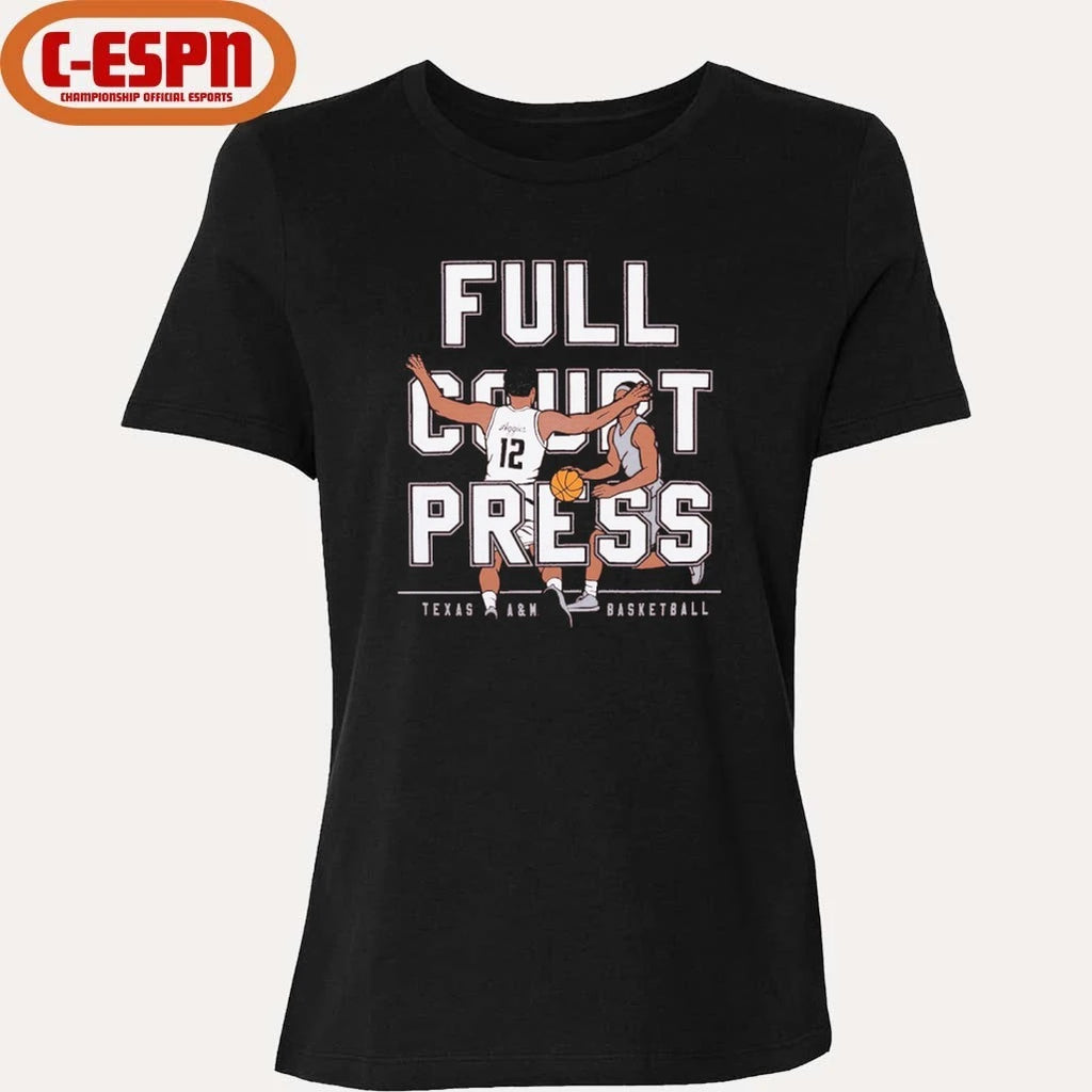 Official Texas A&amp;M Aggies Basketball Full Court Press T-Shirt