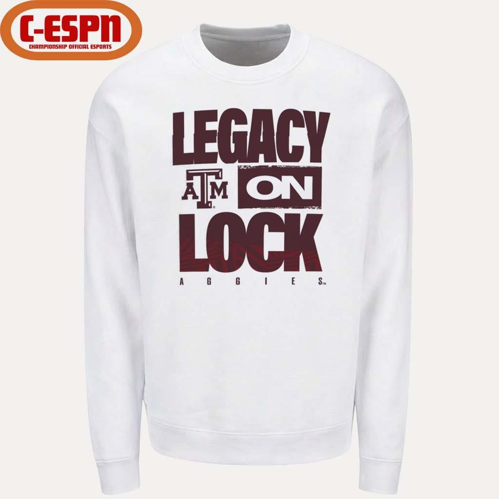 Official Texas A&amp;M Aggies Basketball Legacy On Lock Shirt