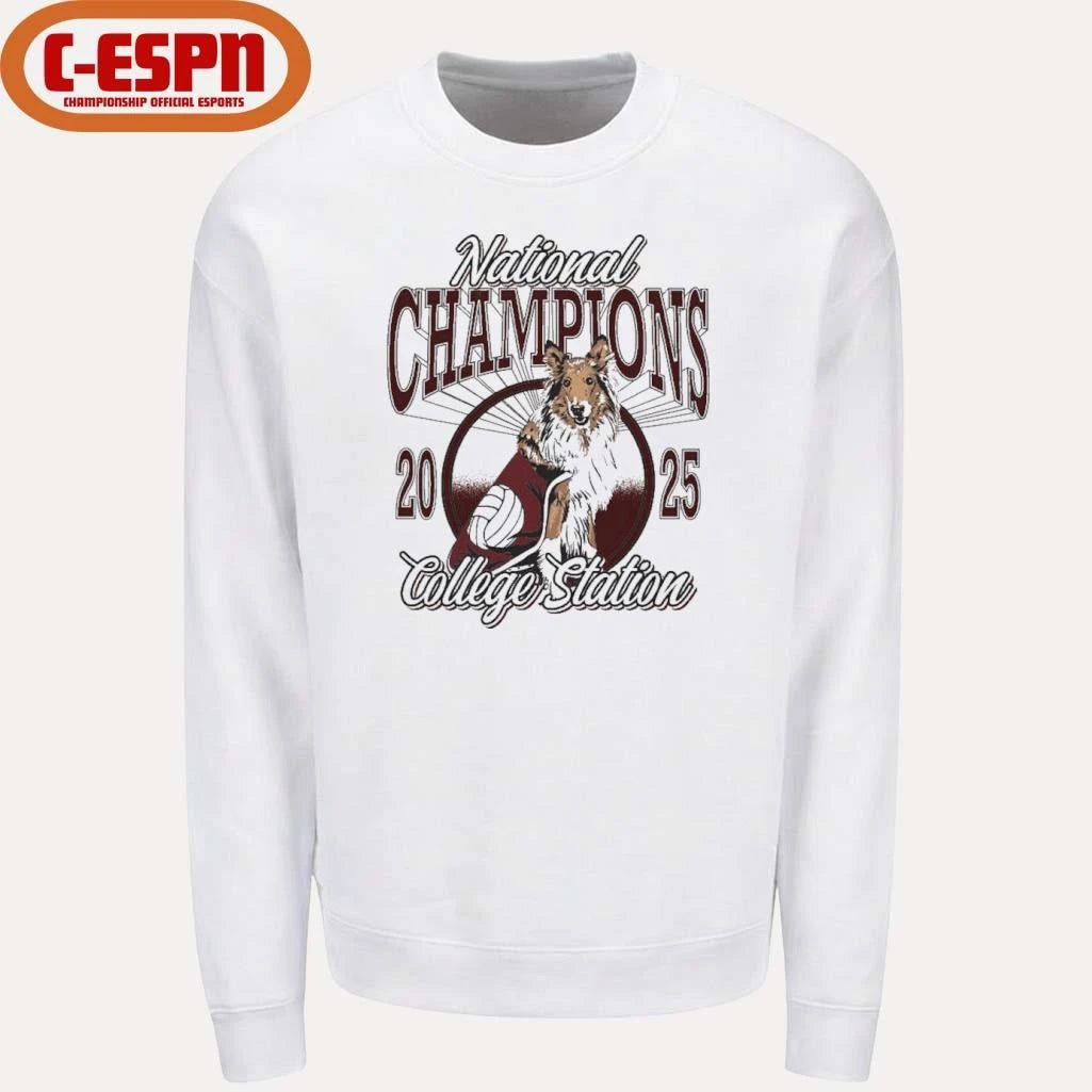 Official Texas A&amp;M National Champions Volleyball Mascot Shirt
