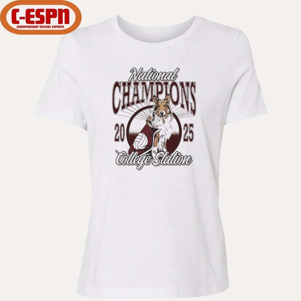 Official Texas A&amp;M National Champions Volleyball Mascot Shirt