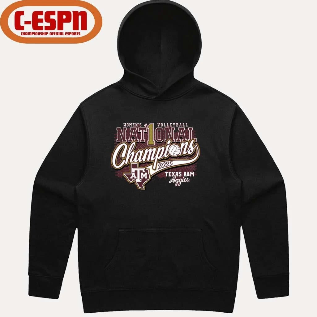 Official Texas A&amp;M Volleyball 2025 No.1 National Champions shirt