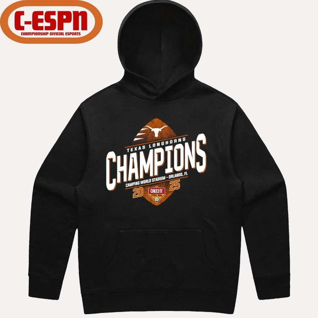 Official Texas Longhorns Cheez-It Citrus Bowl Champions T-shirt