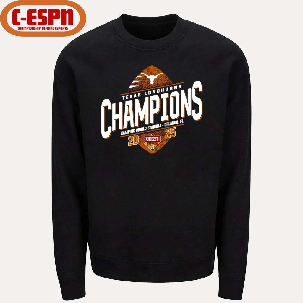 Official Texas Longhorns Cheez-It Citrus Bowl Champions T-shirt