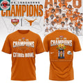 Official Texas Longhorns Citrus Bowl Champions 2025 Football Title Logo Hoodie T-Shirt